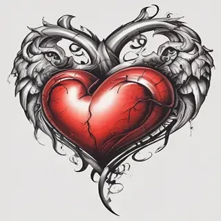 heart tattoo png