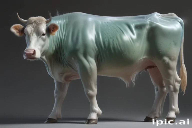 transparent cow