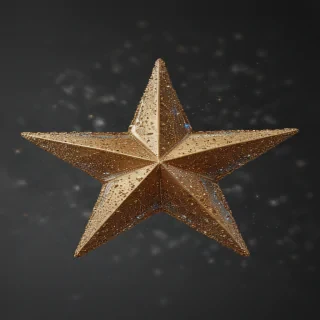 glitter star png