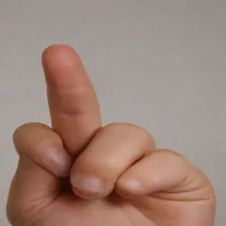 you pointing finger