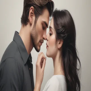 couple drawing poses