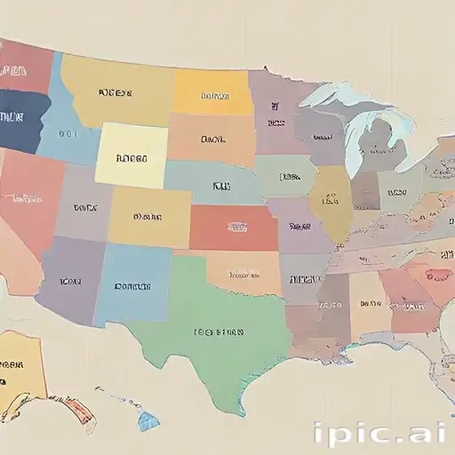 us states map