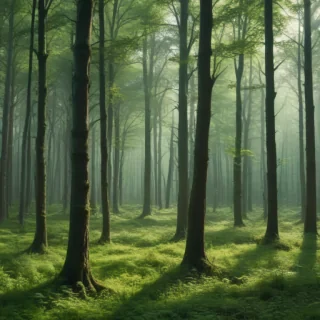 green forest aesthetic