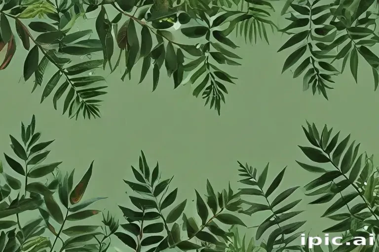 greenery background aesthetic