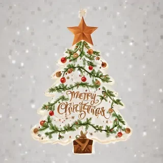 transparent merry christmas