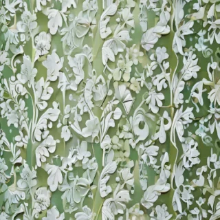 green and white background