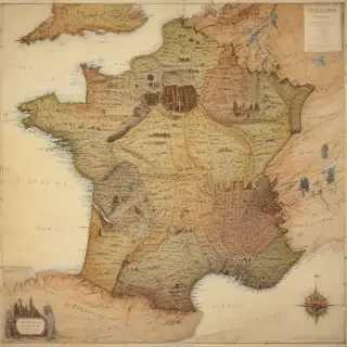 map of france