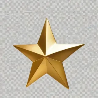 golden star transparent