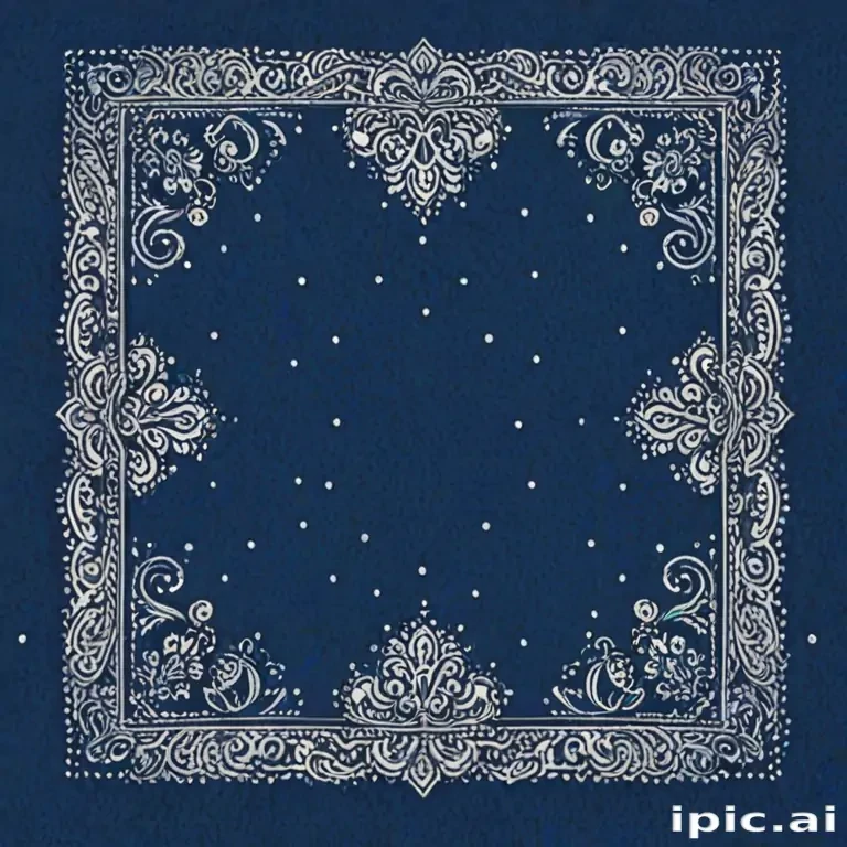 blue bandana background