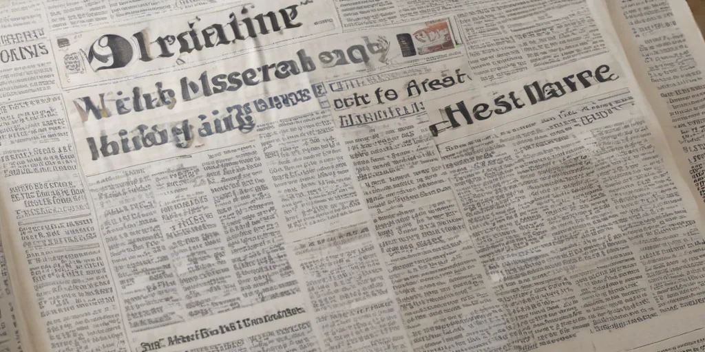 newspaper transparent