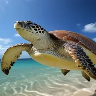 sea turtle desktop background