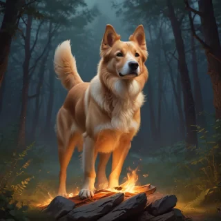 dog illustration