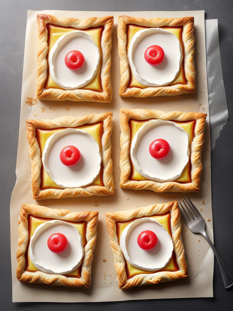 upside down puff pastry tarts