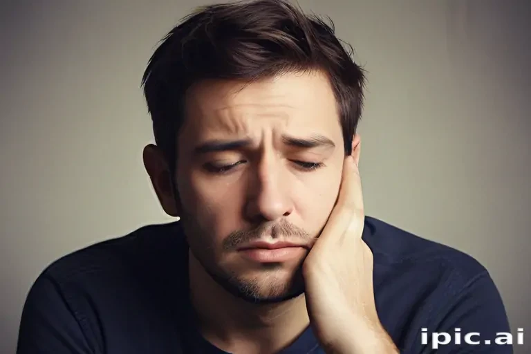 man in sad