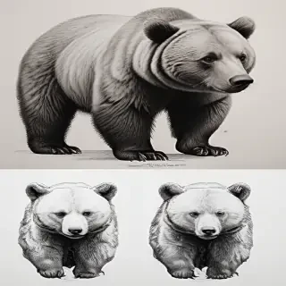 drawings of bears
