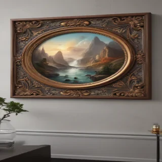 wall art mock up