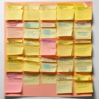 sticky note background