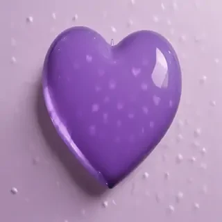 aesthetic purple heart