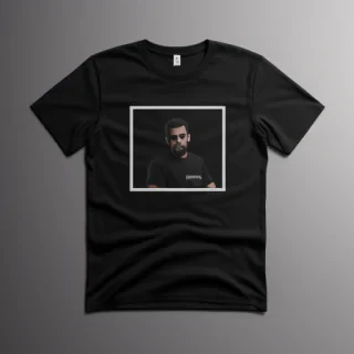 black t shirt mockup