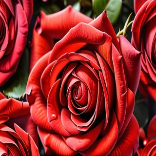 red rose background
