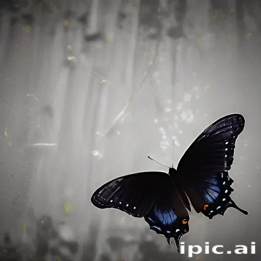 black butterfly