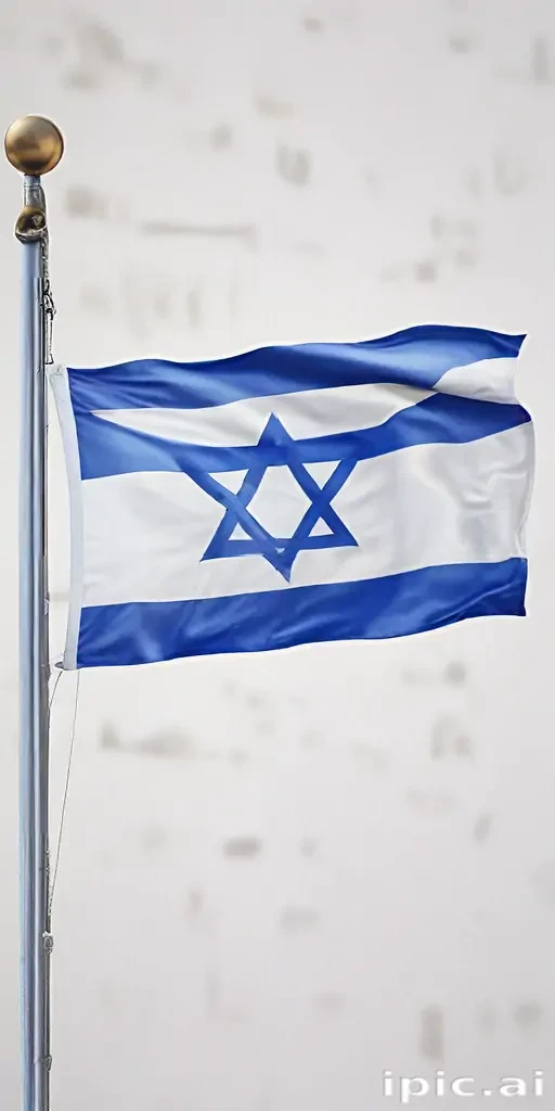 transparent israel flag