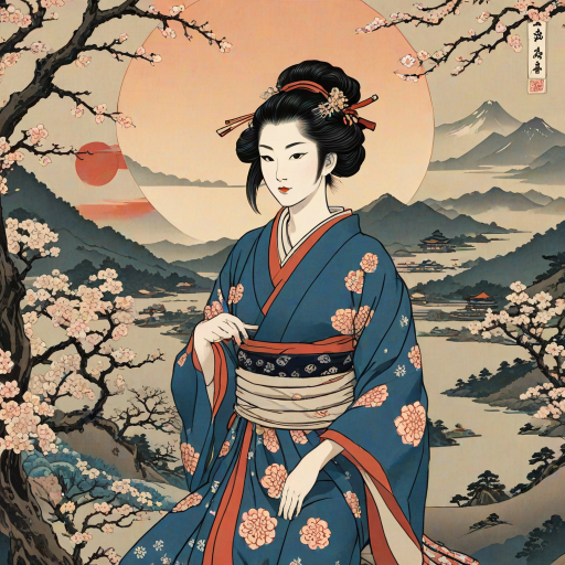 ukiyo e wallpaper