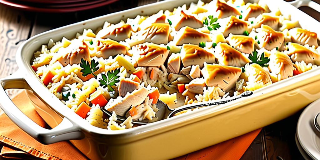 mamaw's chicken and rice casserole