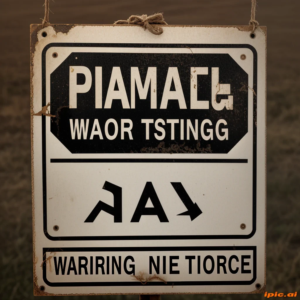 warning sign