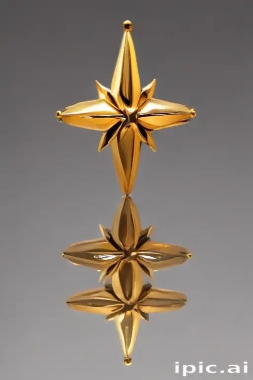 transparent gold star