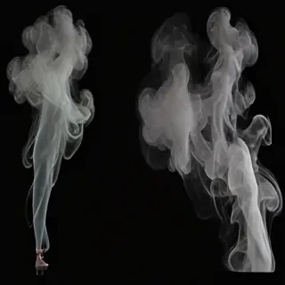 smoke no background