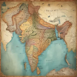 map of india