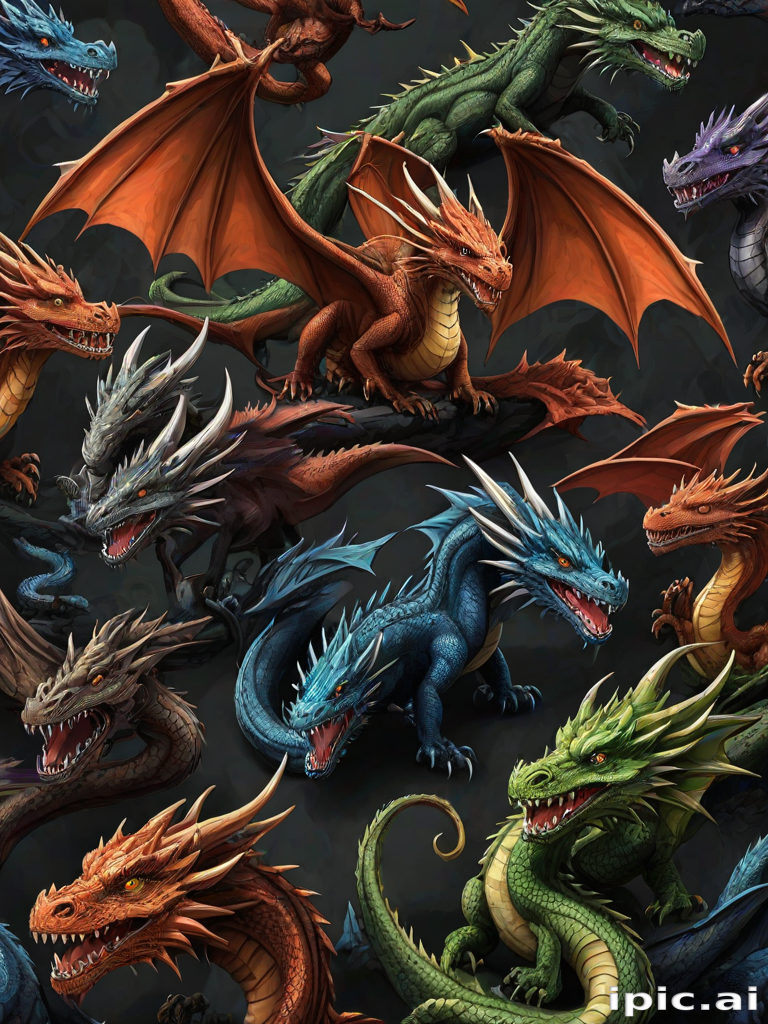 dragons background