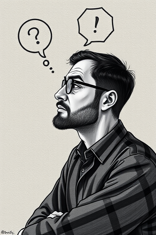 thinking person