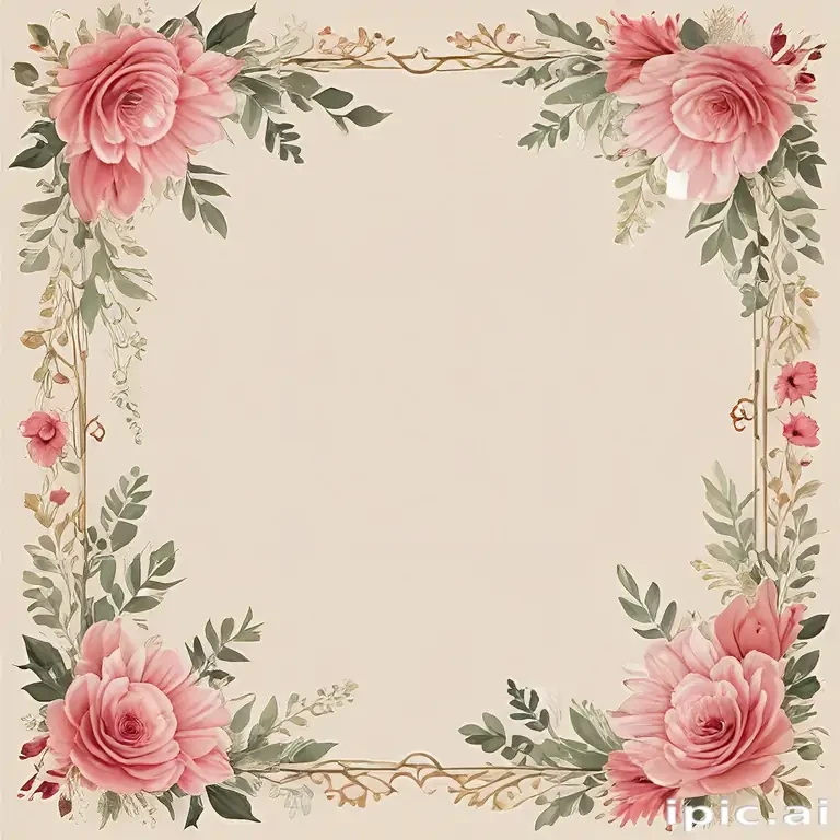 floral page borders