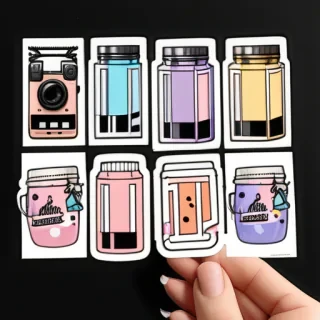 aesthetic stickers printable
