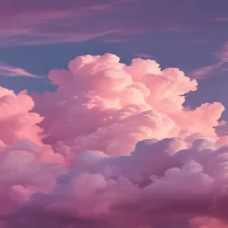 pink cloud background