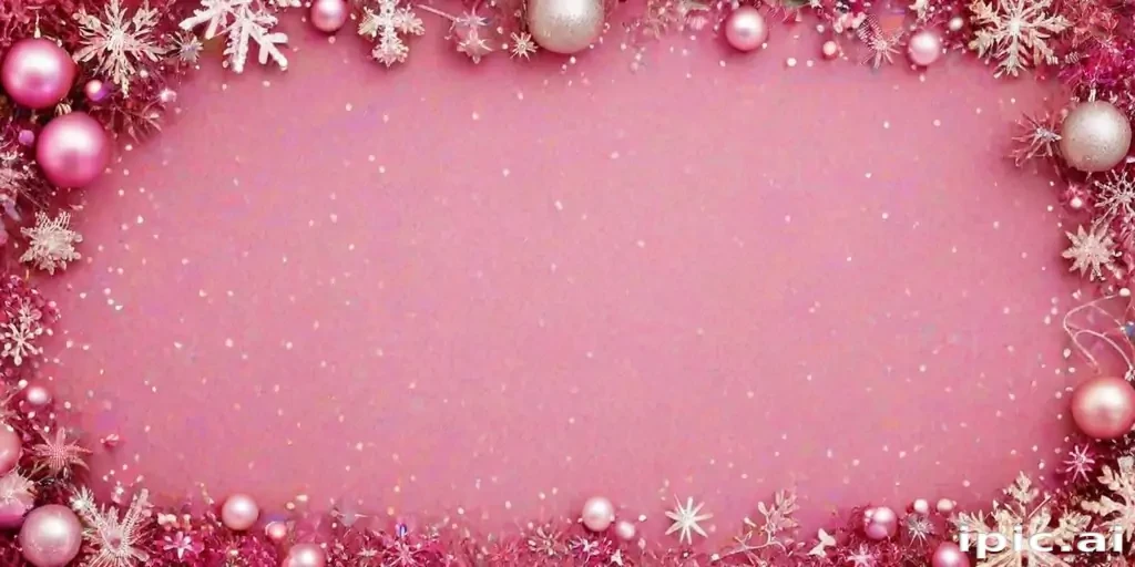 pink christmas background