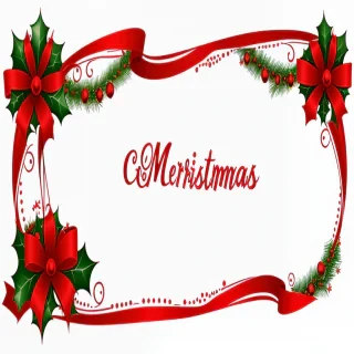 merry christmas clipart transparent background
