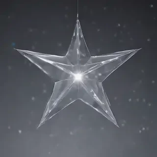 transparent star