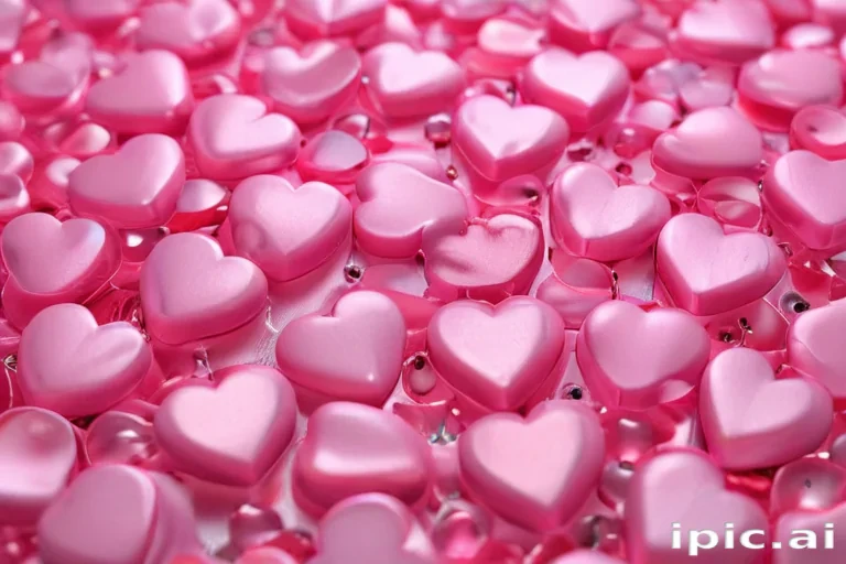 pink hearts background