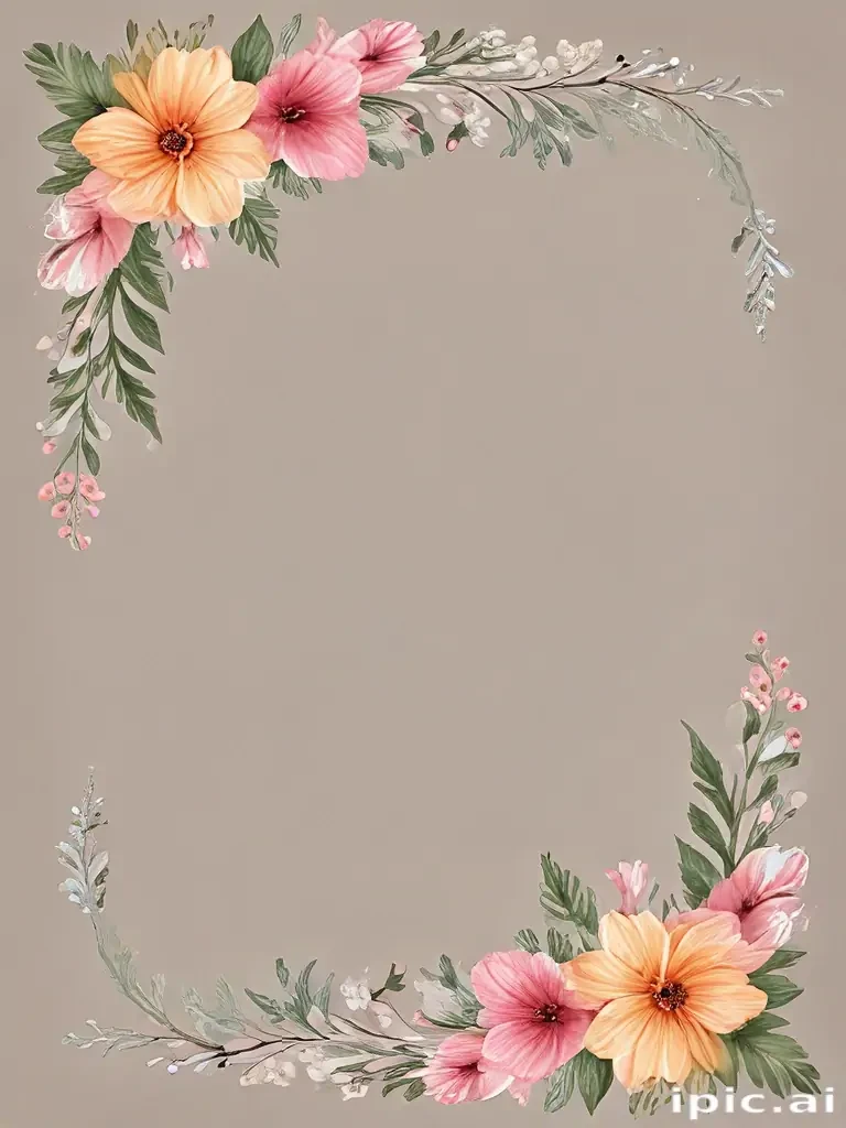 floral border png