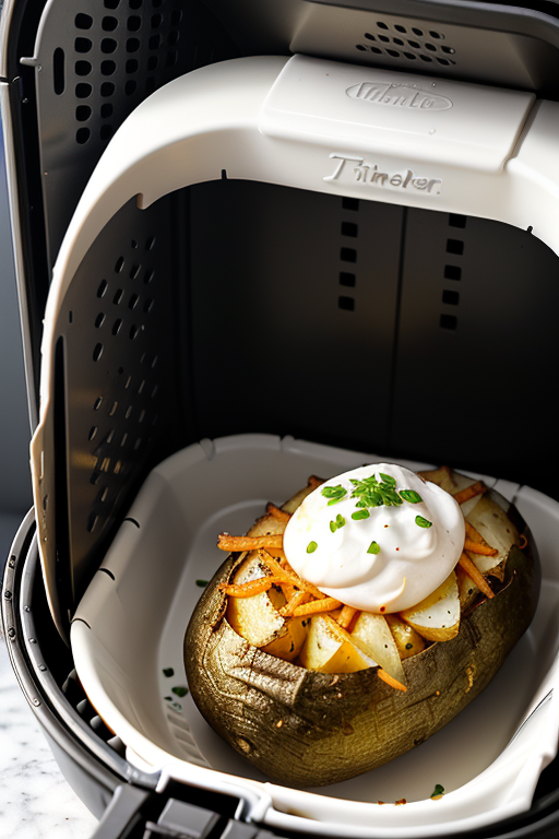 air fryer twice baked potato