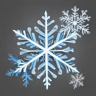 snowflake clipart transparent background