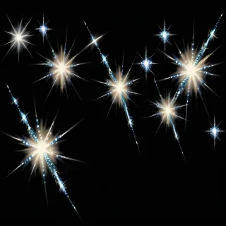 sparkles transparent