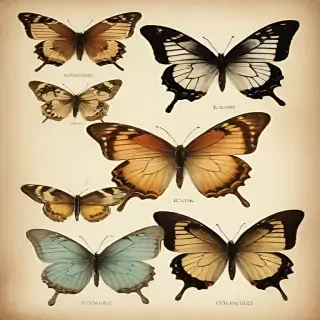 vintage butterfly illustration