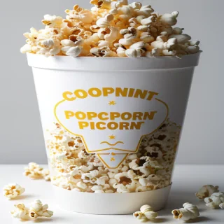 transparent popcorn