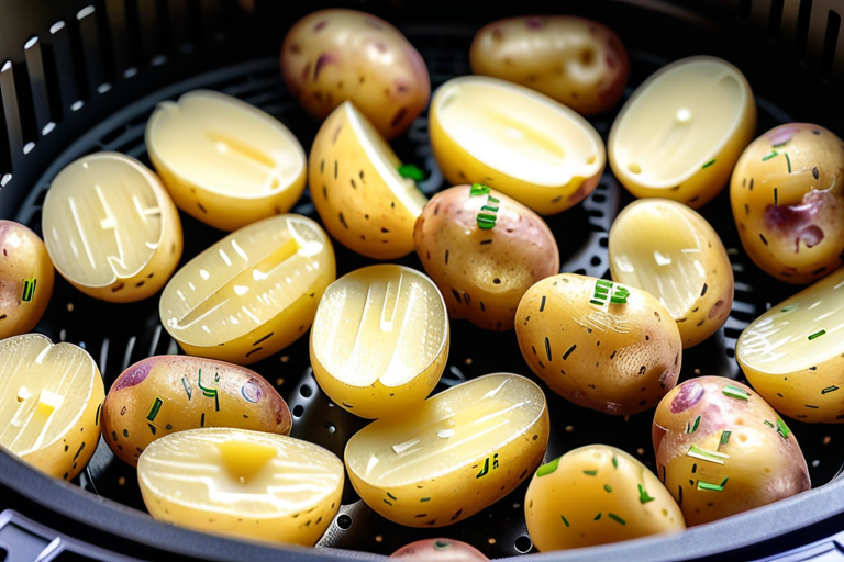 frozen potatoes in air fryer
