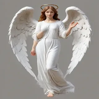clipart of angels with wings
