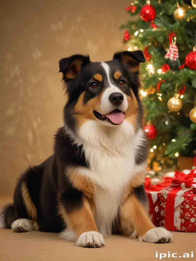 christmas dog backgrounds
